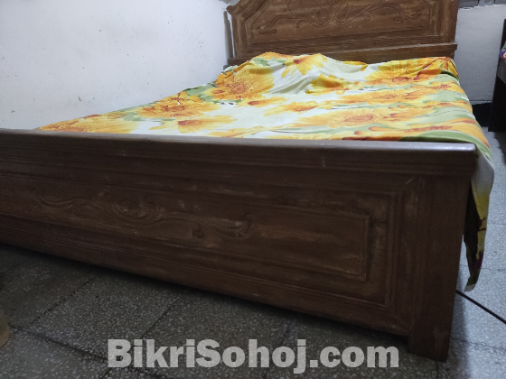 সেগুন কাঠের খাট